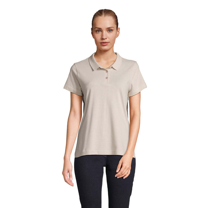 PULSE WOMEN PULSE DAMEN POLO – Linen Twin – Größe L
