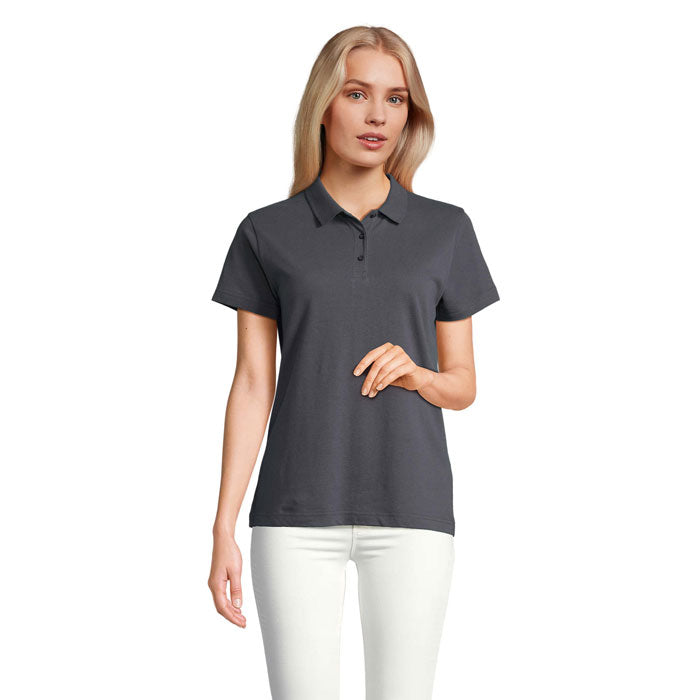 PULSE WOMEN PULSE DAMEN POLO – Mausgrau – Größe L
