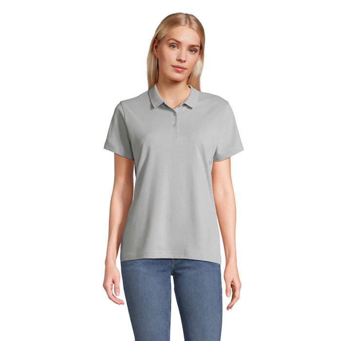 PULSE WOMEN PULSE DAMEN POLO – Pure Grey – Größe L