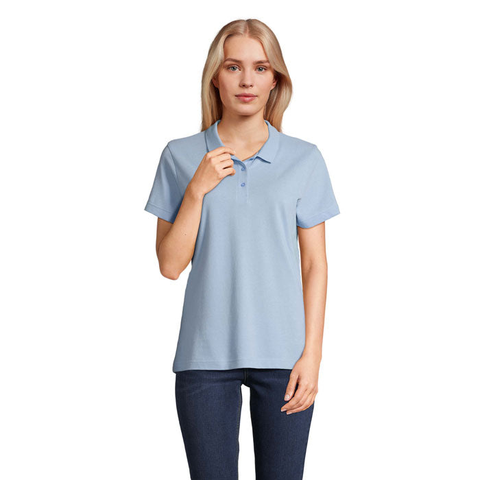 PULSE WOMEN PULSE DAMEN POLO – Sky Blue Pique – Größe L