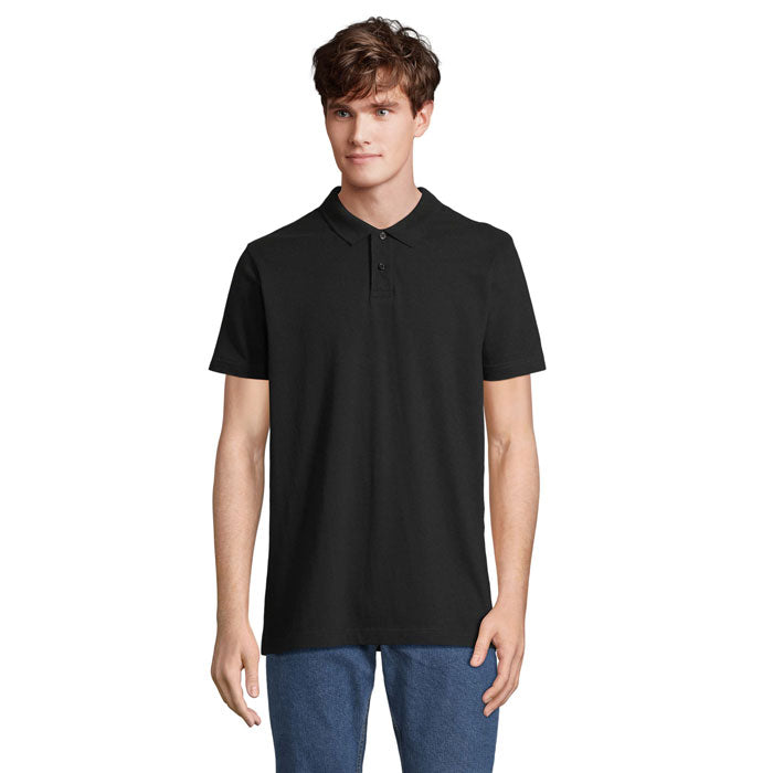PULSE UNISEX POLO – Schwarz – Größe 3XL