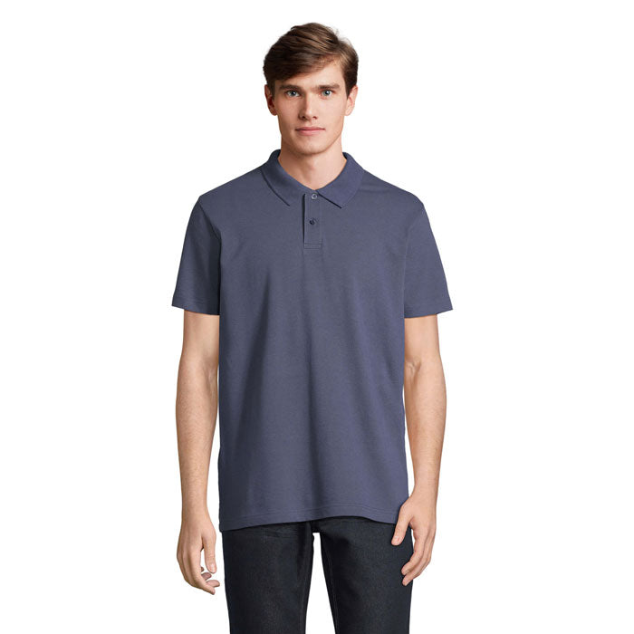 PULSE UNISEX POLO – Denim – Größe L