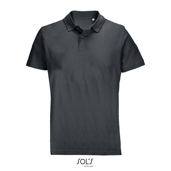 PULSE UNISEX POLO – Mausgrau – Größe L