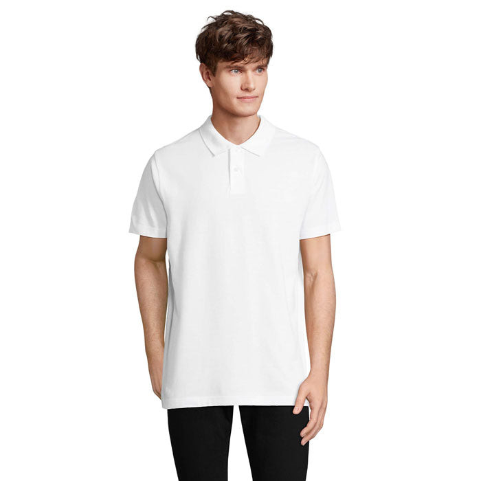 PULSE UNISEX POLO – White – Größe 3XL