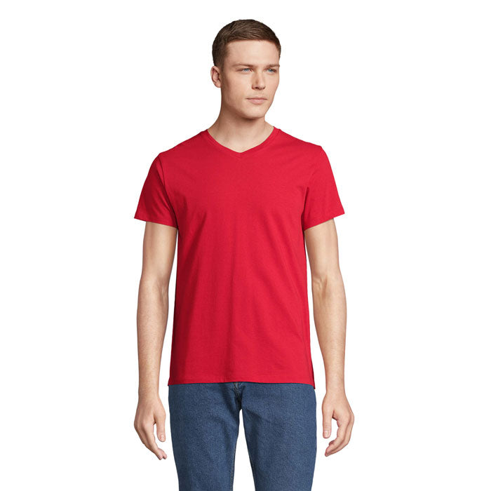 REGENT V V-NECK T-SHIRT – Red – Größe 3XL