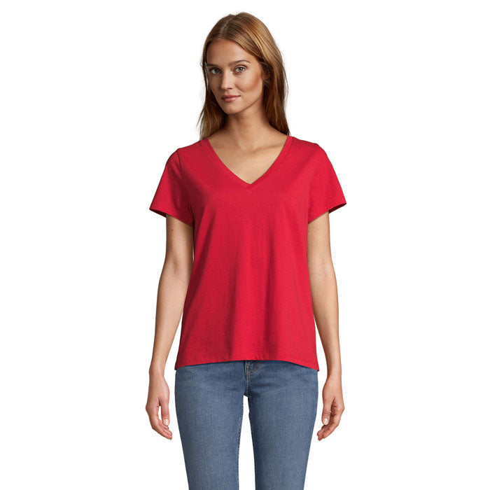 REGENT V WOMEN REGENT V T-SHIRT WOMEN – Red – Größe L