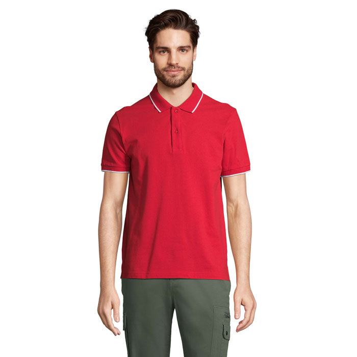 PALERMO POLO-SHIRT – Khaki/Graphite – Größe 3XL