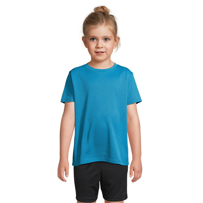 SPRINT KIDS SPORTS T-SHIRT – Aqua – Größe L