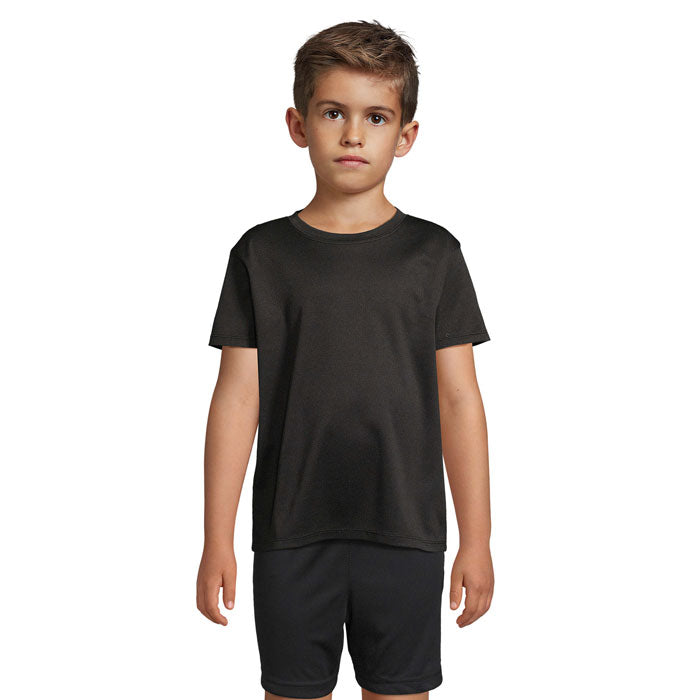 SPRINT KIDS SPORTS T-SHIRT – Schwarz – Größe L