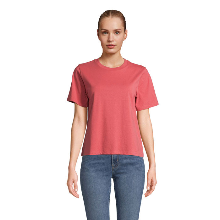 LEGEND WOMEN LEGEND DAMEN-T-SHIRT – Folk Pink Twin – Größe L