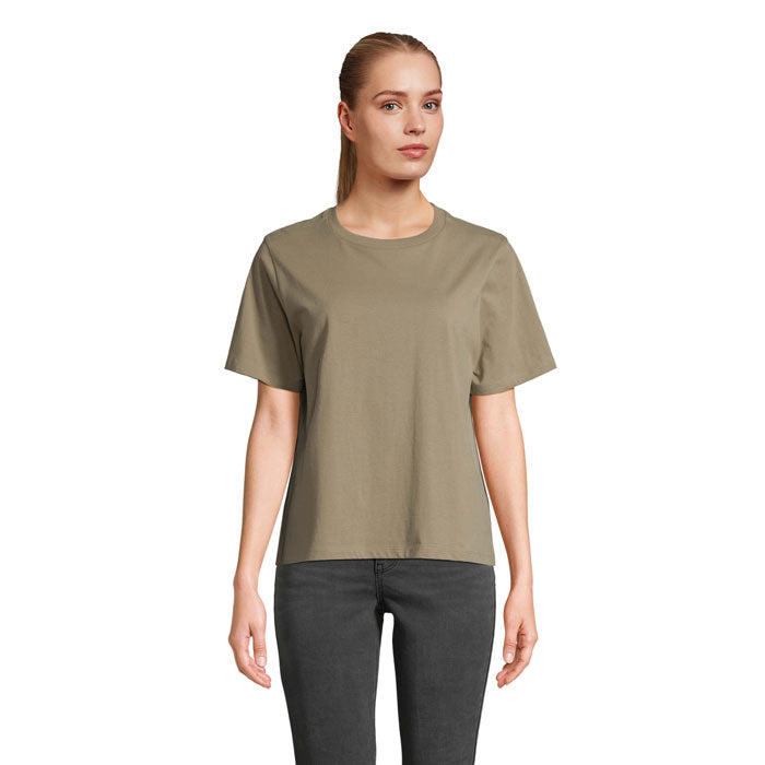 LEGEND WOMEN LEGEND DAMEN-T-SHIRT – Khaki – Größe L