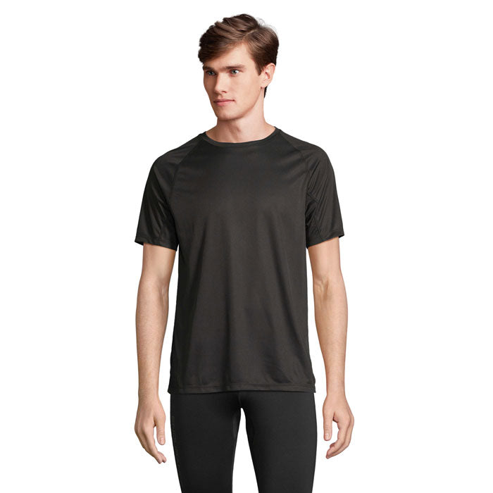 VORTEX RAGLAN T-SHIRT – Schwarz – Größe L