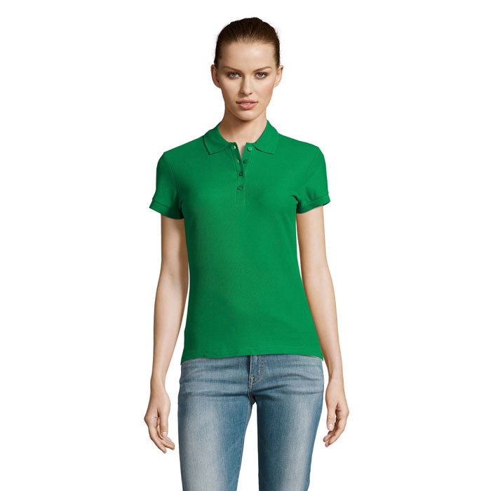 PASSION DAMEN POLO 170g – Kelly Green – Größe L