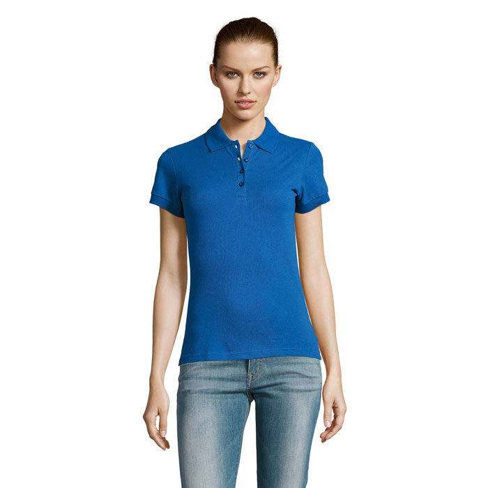 PASSION DAMEN POLO 170g – Royal Blue – Größe L