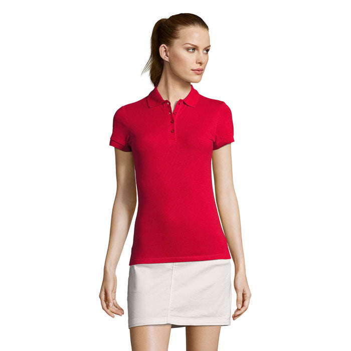 PASSION DAMEN POLO 170g – Red – Größe L