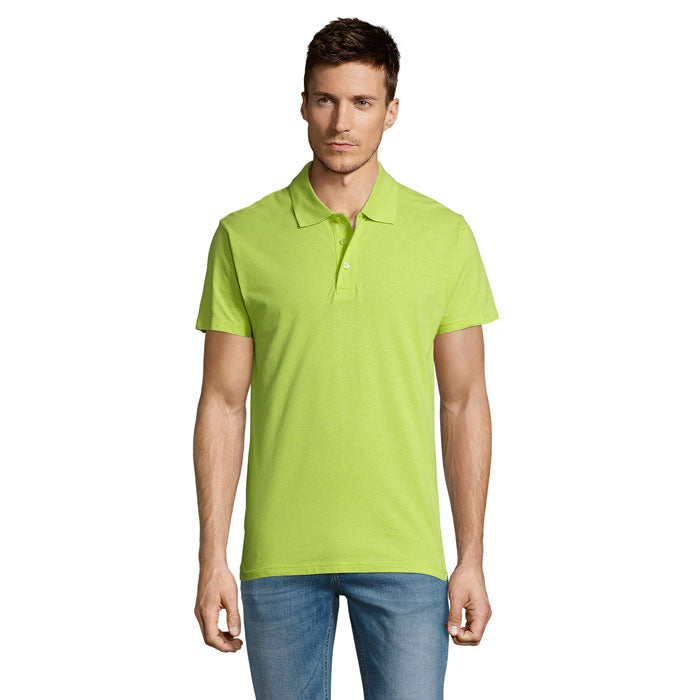 SUMMER II MEN Polo 170g – Apple Green – Größe L