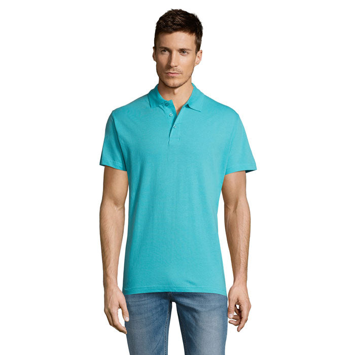 SUMMER II MEN Polo 170g – Atoll-Blau – Größe L