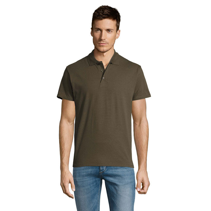 SUMMER II MEN Polo 170g – Army – Größe L