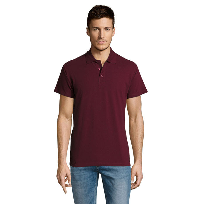 SUMMER II MEN Polo 170g – Burgundy – Größe L
