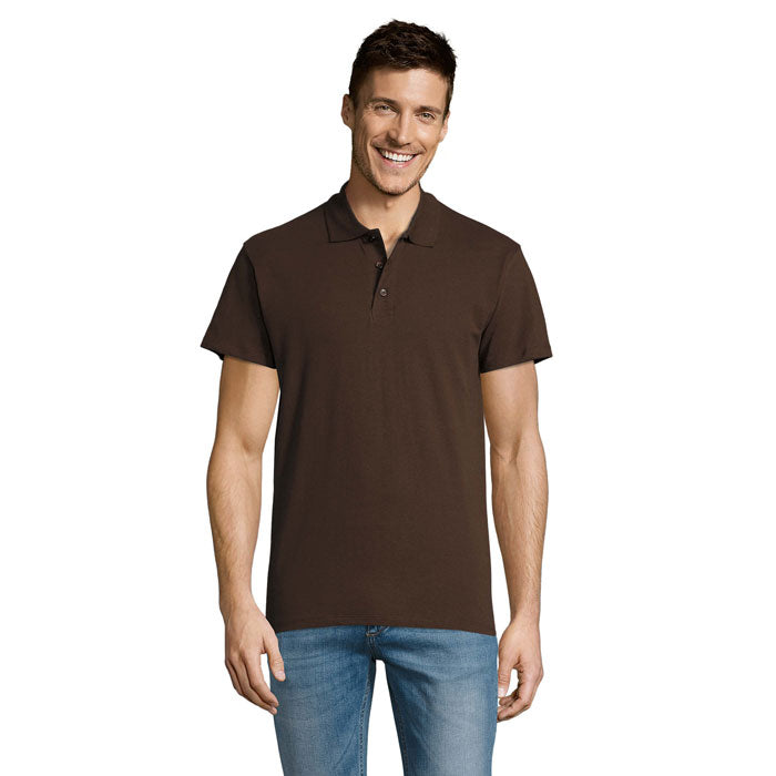 SUMMER II MEN Polo 170g – Chocolate – Größe L