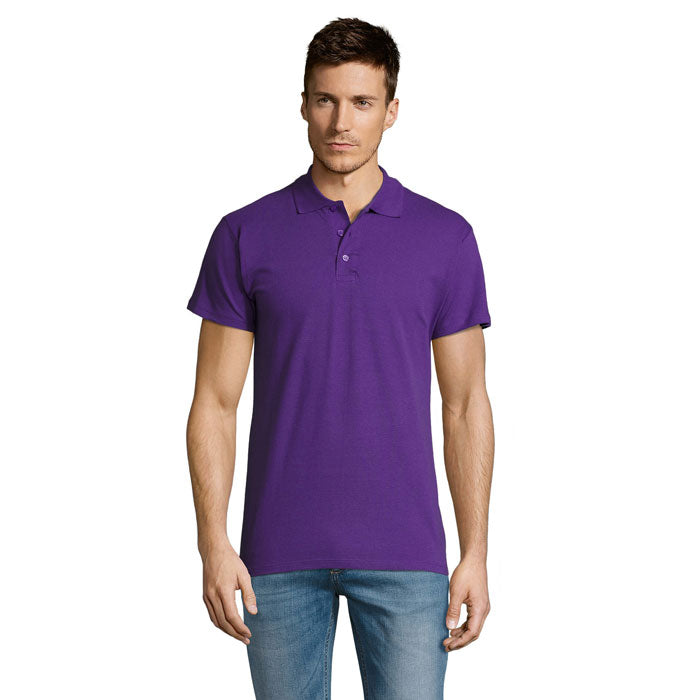 SUMMER II MEN Polo 170g – Dark Purple – Größe L