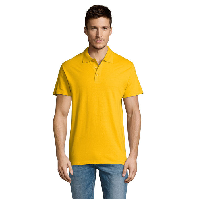 SUMMER II MEN Polo 170g – Gold – Größe L