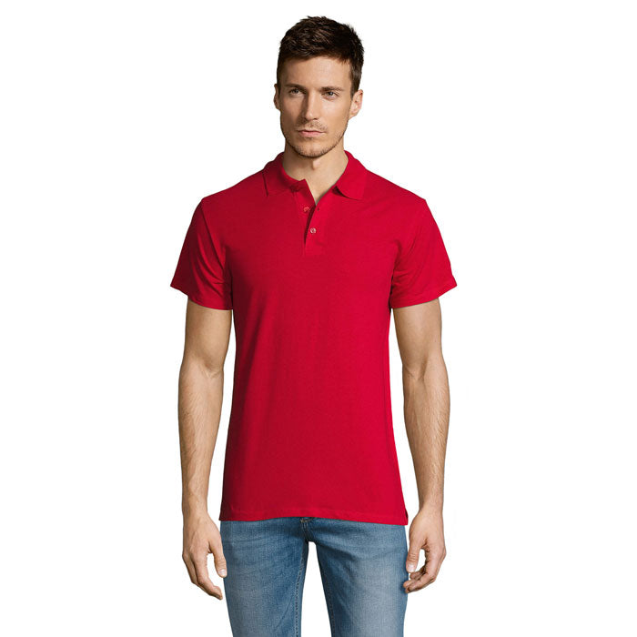SUMMER II MEN Polo 170g – Red – Größe L