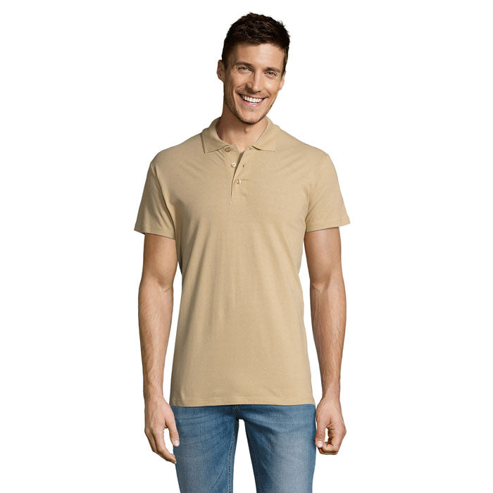 SUMMER II MEN Polo 170g – Sand – Größe L