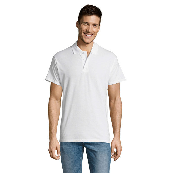 SUMMER II MEN Polo 170g – White – Größe L