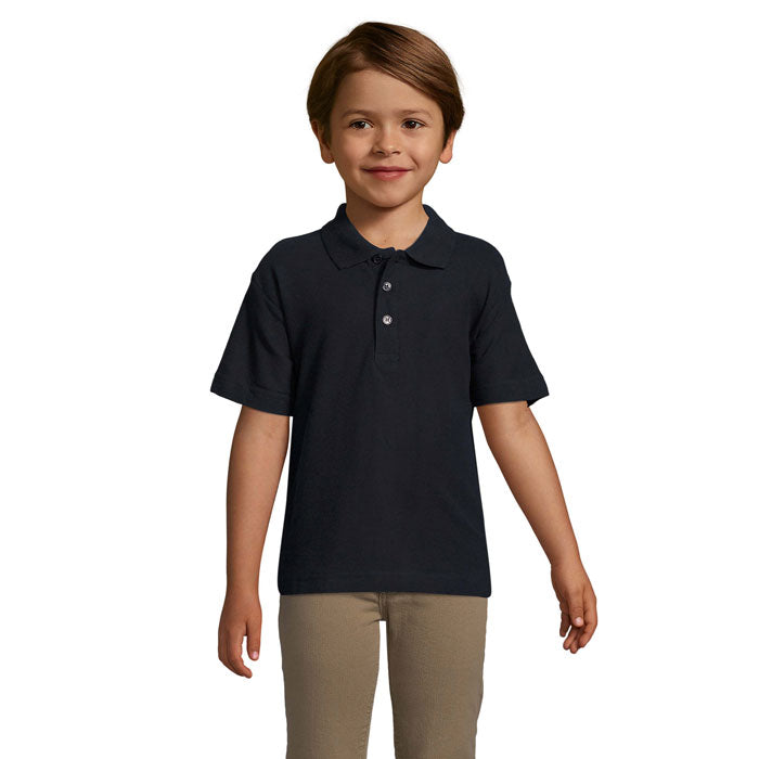 SUMMER II KIDS Polo 170g – Navy – Größe 3XL