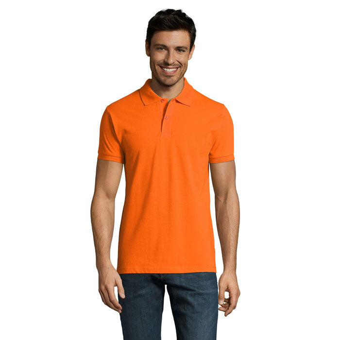 PERFECT MEN Polo 180g – Orange – Größe 3XL