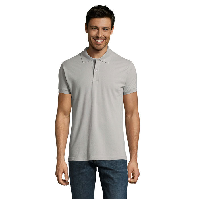 PERFECT MEN Polo 180g – Pure Grey – Größe 3XL