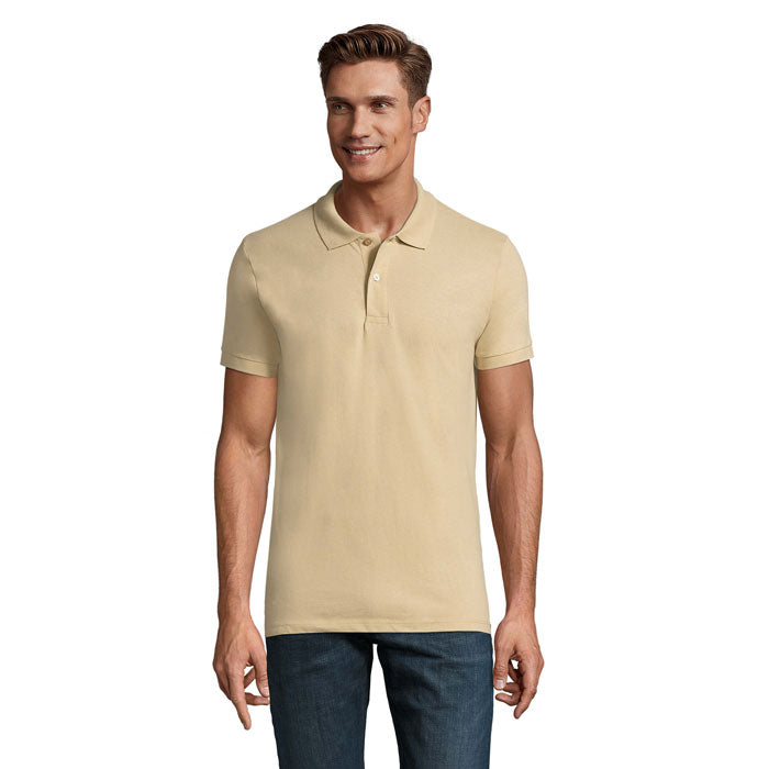 PERFECT MEN Polo 180g – Sand – Größe 3XL