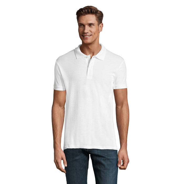 PERFECT MEN Polo 180g – White – Größe 3XL