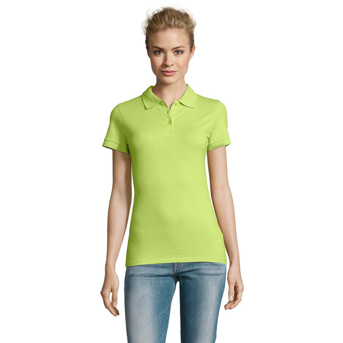 PERFECT WOMEN PERFECT DAMEN POLO 180g – Apple Green – Größe L