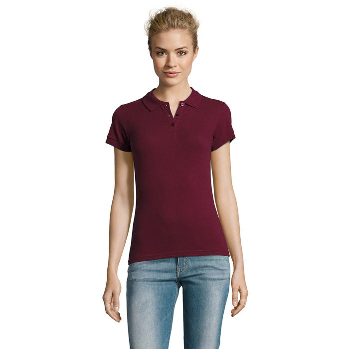 PERFECT WOMEN PERFECT DAMEN POLO 180g – Burgundy – Größe L