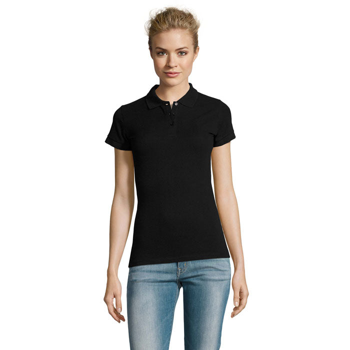 PERFECT WOMEN PERFECT DAMEN POLO 180g – Schwarz – Größe 3XL