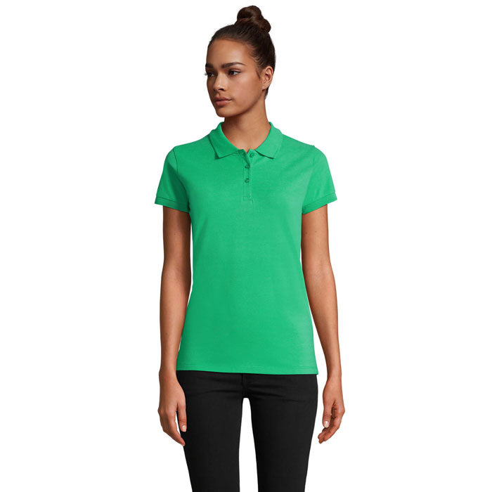 PERFECT WOMEN PERFECT DAMEN POLO 180g – Frühlingsgrün – Größe 3XL