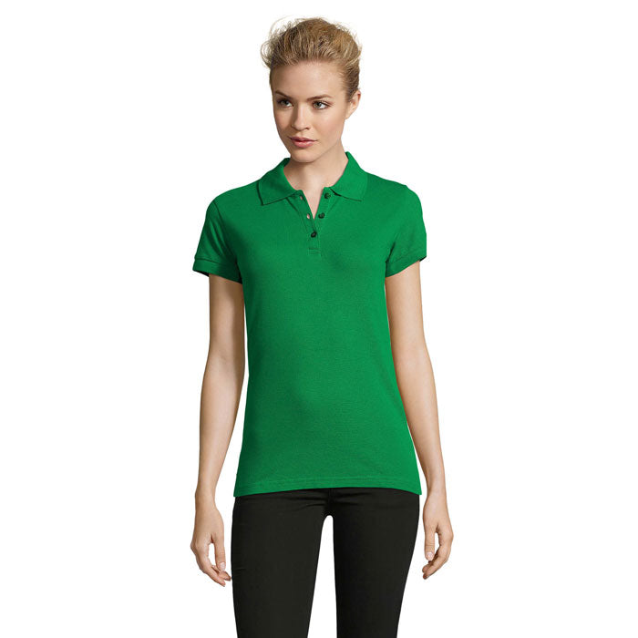 PERFECT WOMEN PERFECT DAMEN POLO 180g – Kelly Green – Größe 3XL