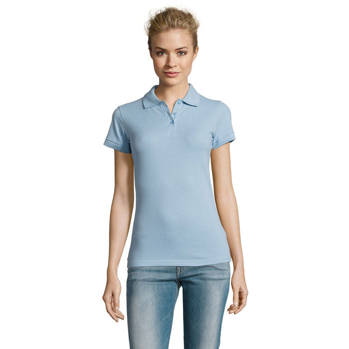 PERFECT WOMEN PERFECT DAMEN POLO 180g – Sky Blue Pique – Größe L