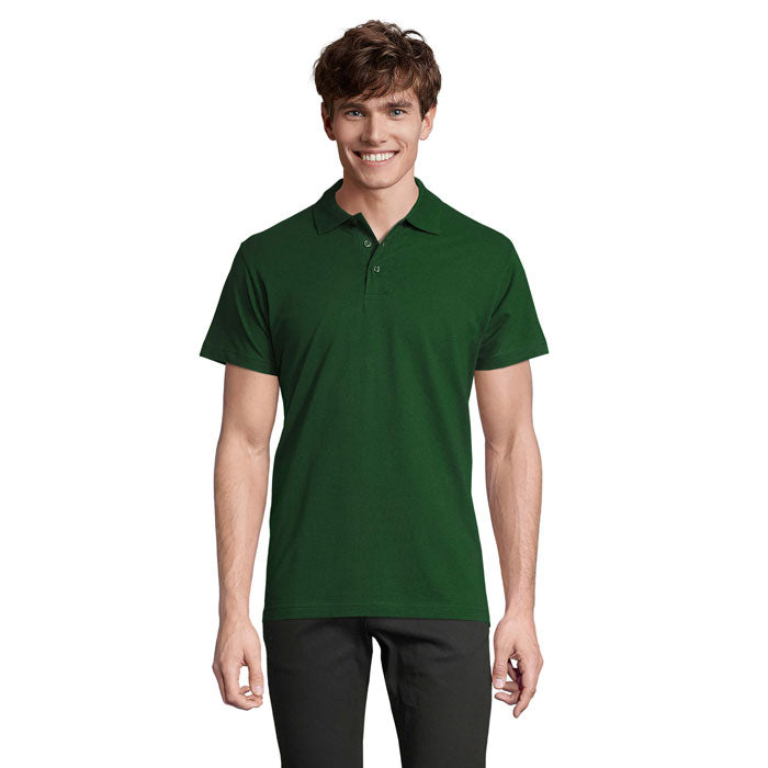 SPRING II MEN Polo 210g – Golf Green – Größe L