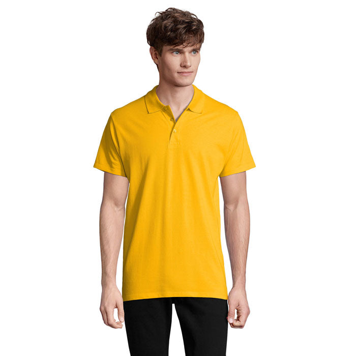 SPRING II MEN Polo 210g – Gold – Größe L