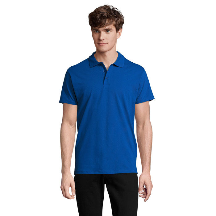 SPRING II MEN Polo 210g – Royal Blue – Größe 3XL