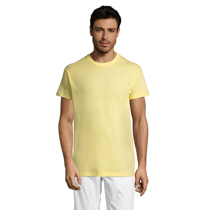 REGENT Uni T-Shirt 150g – Hellgelb – Größe L