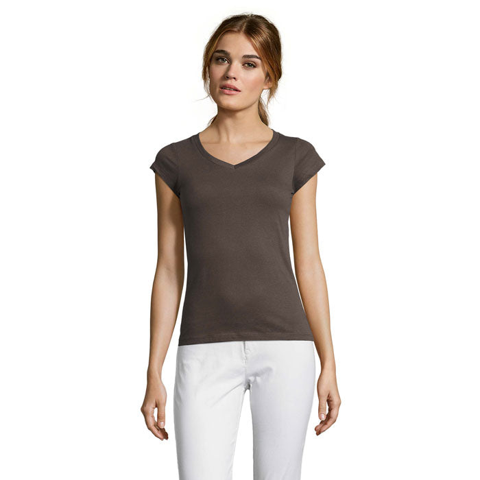 MOON DAMENT-SHIRT 150g – Dunkelgrau – Größe 3XL