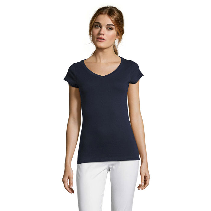 MOON DAMENT-SHIRT 150g – French Navy – Größe 3XL