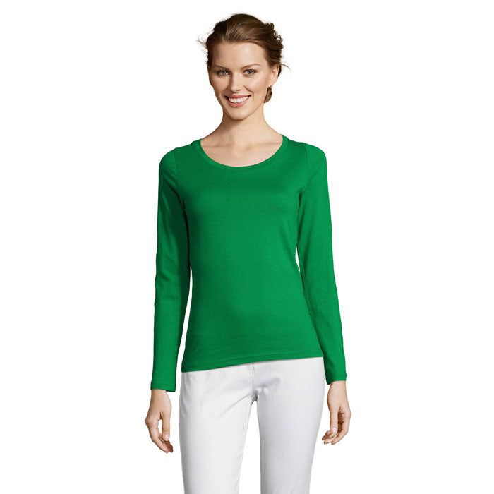MAJESTIC DAMENT-SHIRT 150g – Kelly Green – Größe L