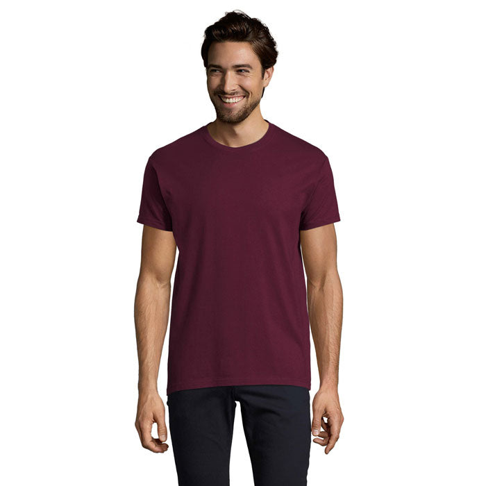 IMPERIAL MEN T-Shirt 190g – Burgundy – Größe L