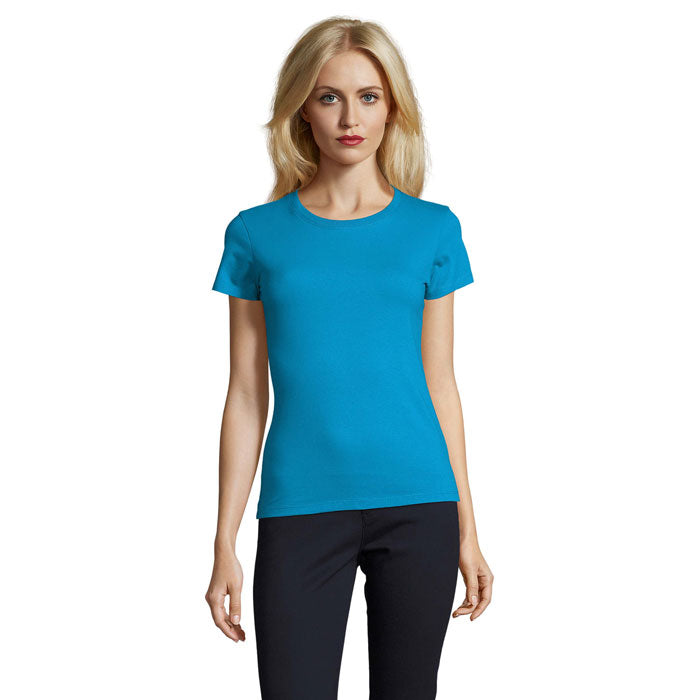 IMPERIAL WOMEN T-Shirt 190g – Aqua – Größe 3XL