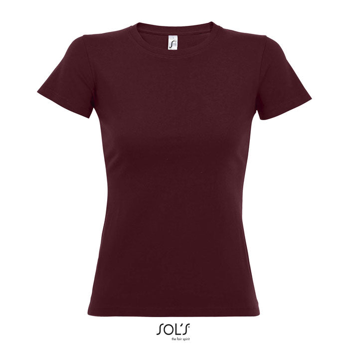 IMPERIAL WOMEN T-Shirt 190g – Burgundy – Größe L